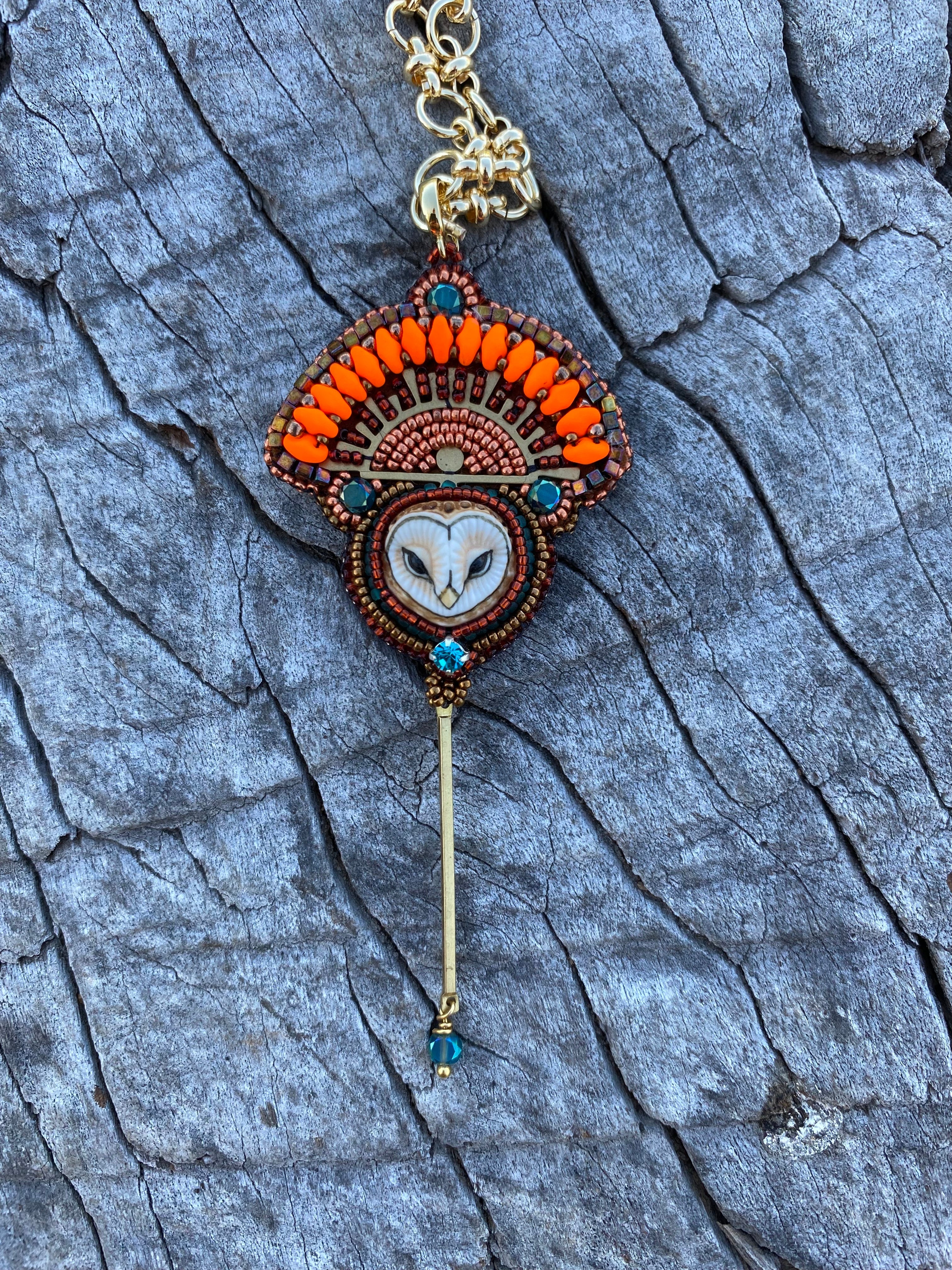 Changeable Owl Pendant