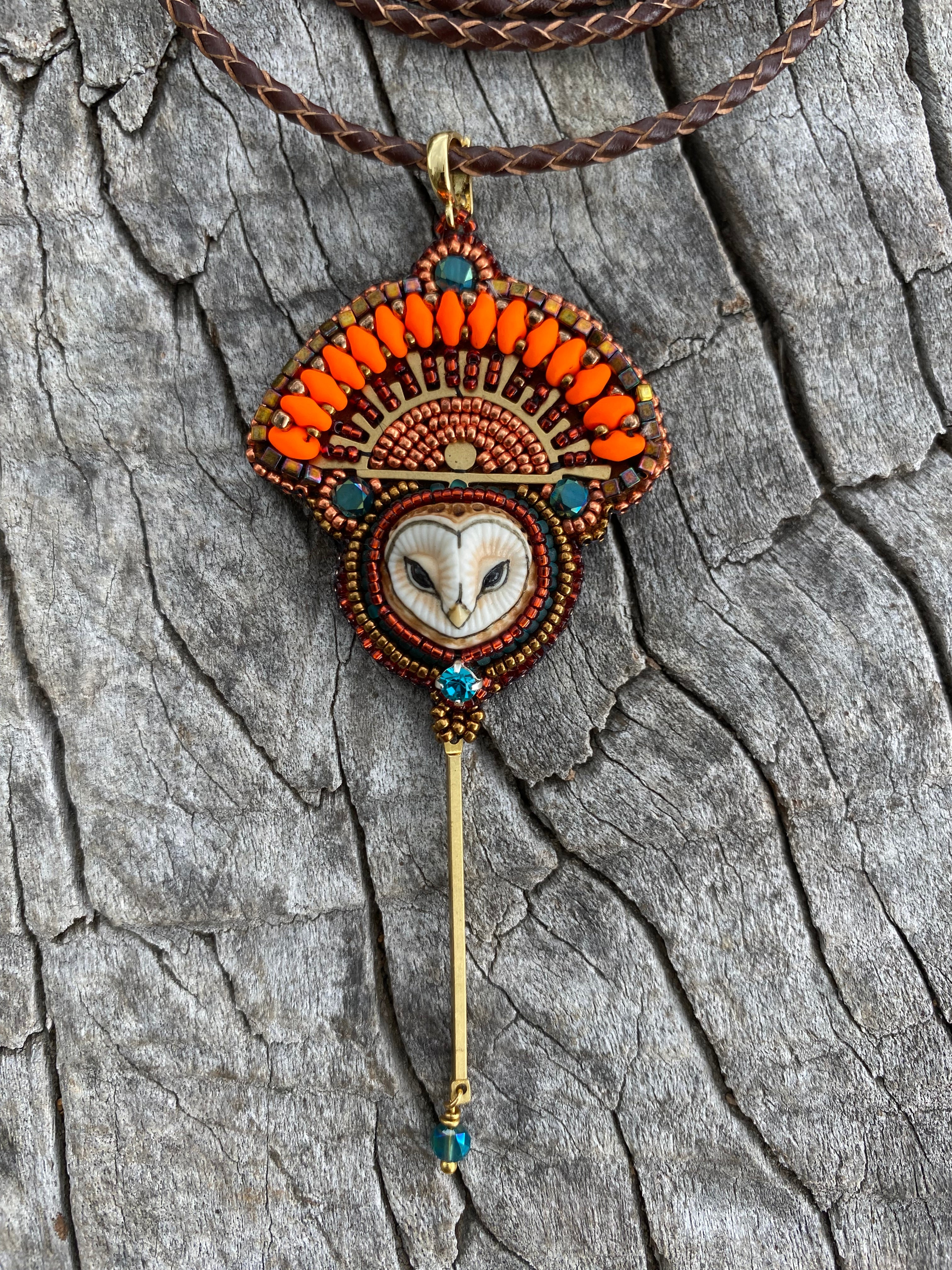 Changeable Owl Pendant