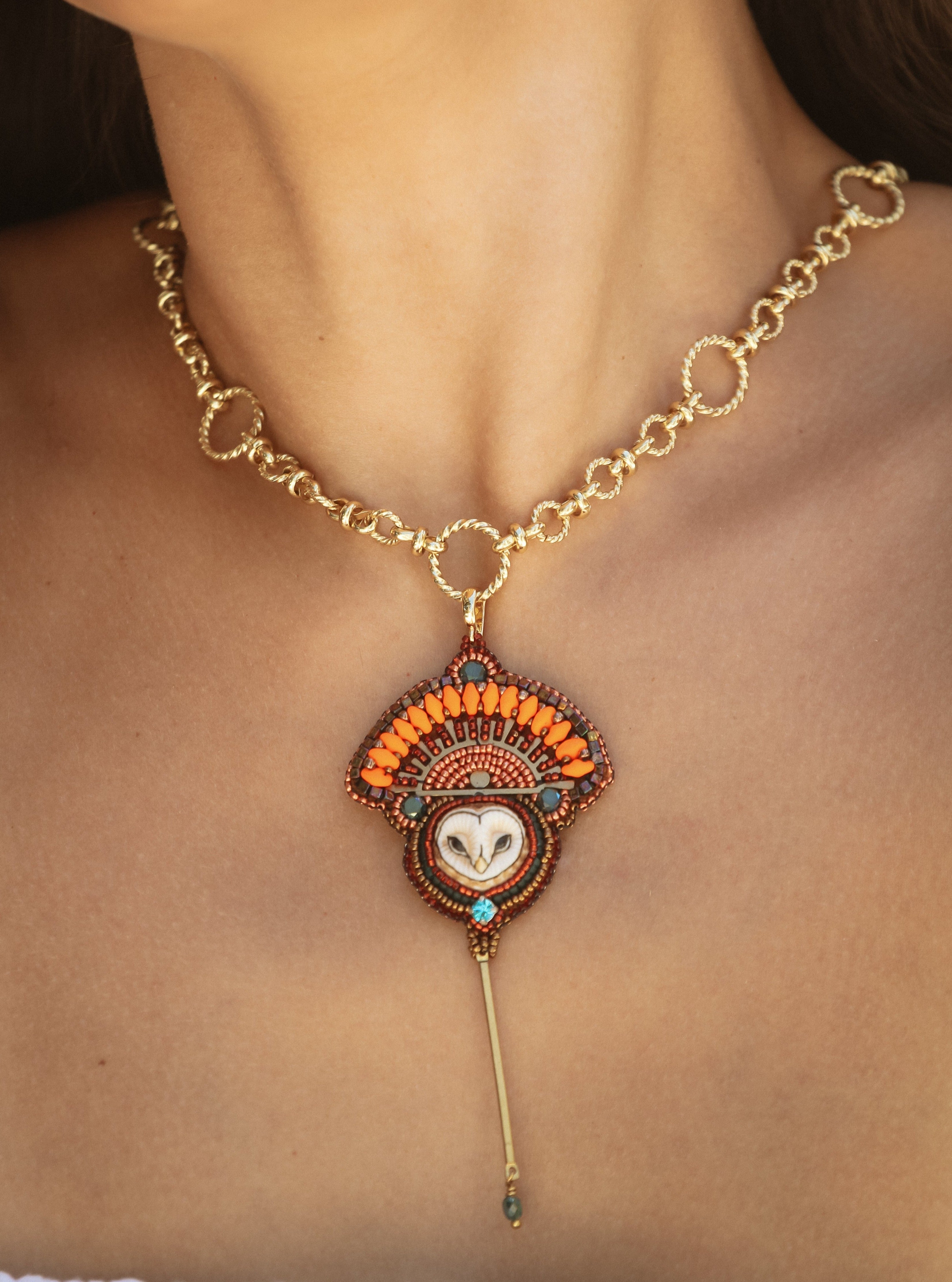 Changeable Owl Pendant