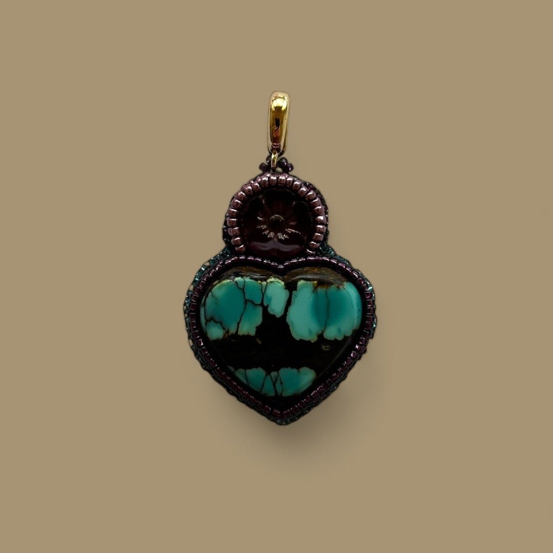 BAO Canyon Turquoise Heart Pendant