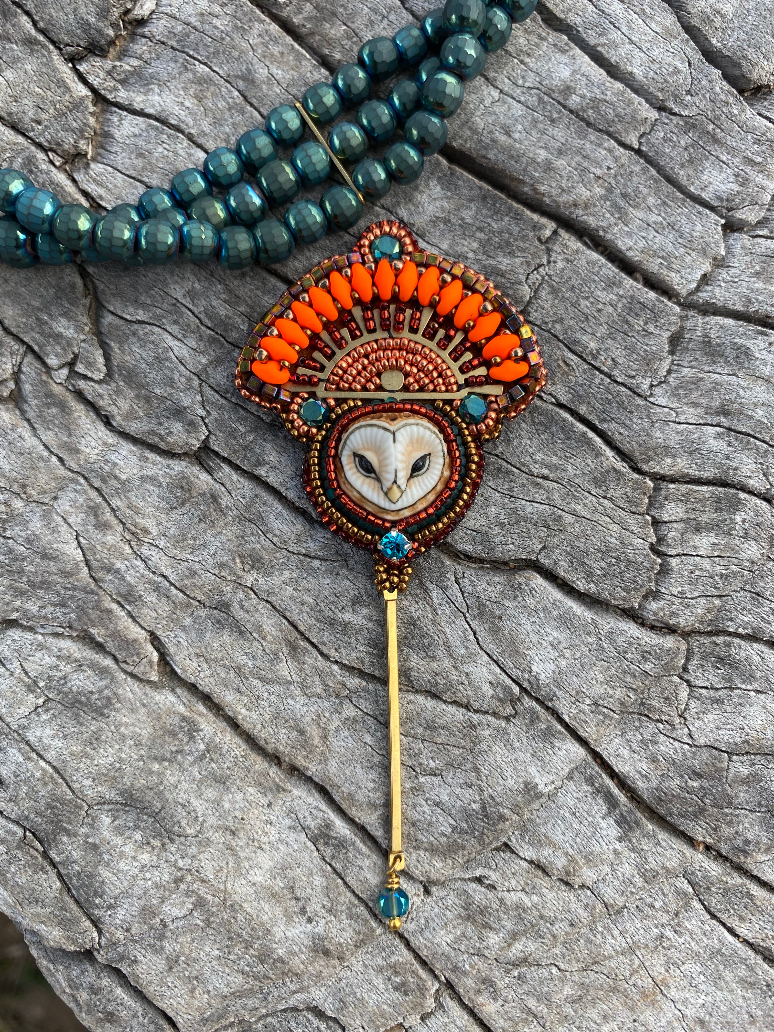 Changeable Owl Pendant