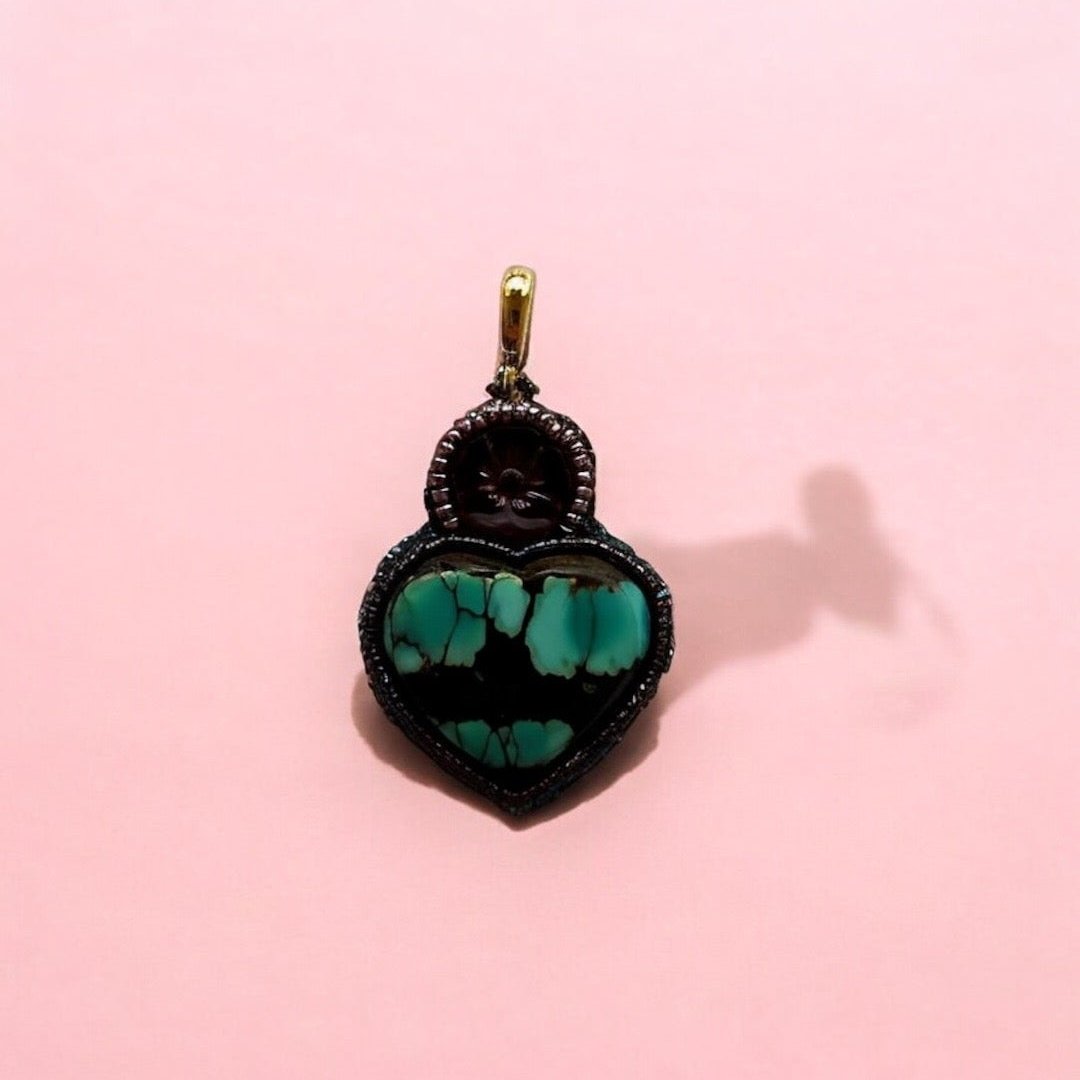 BAO Canyon Turquoise Heart Pendant