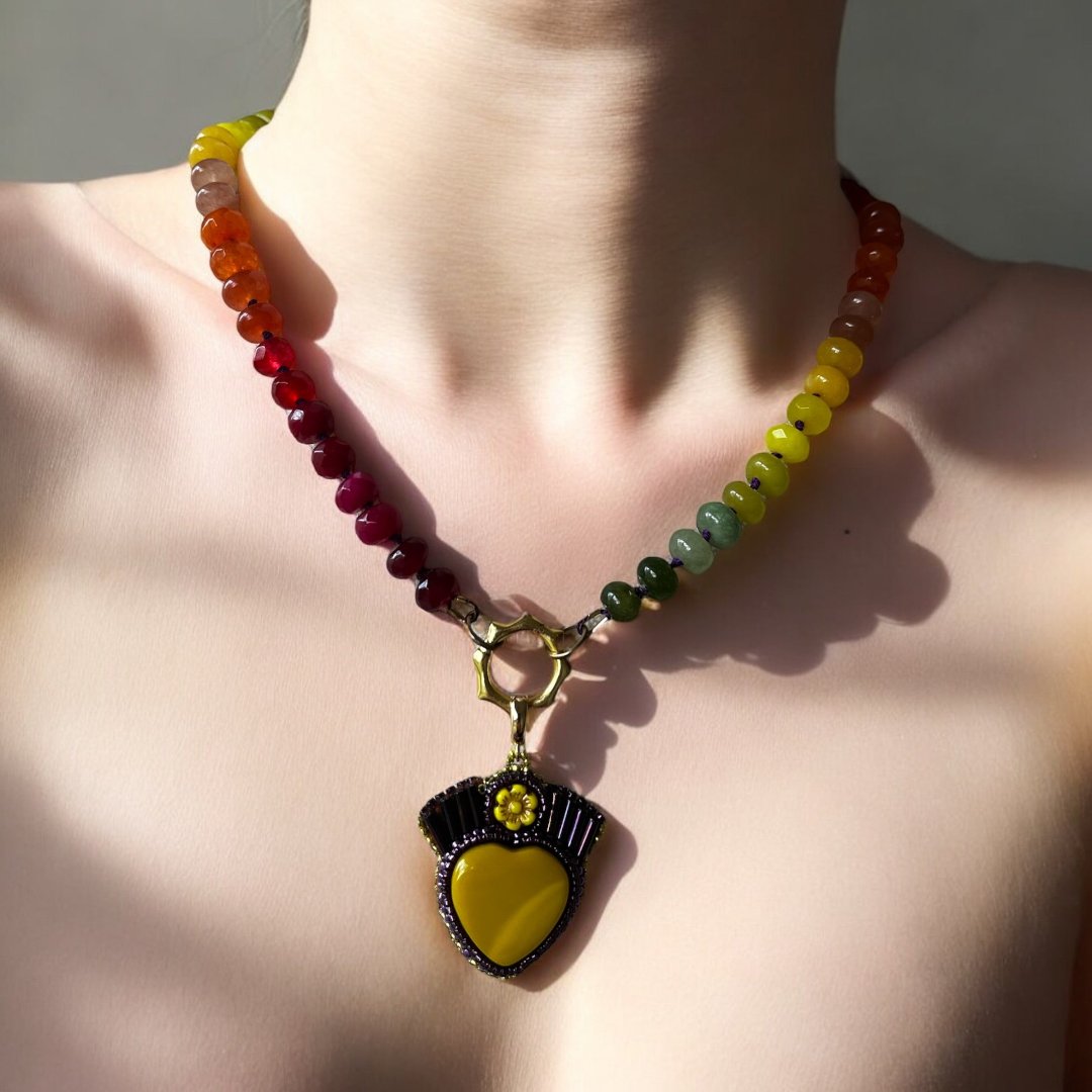 Yellow Rosarita pendant