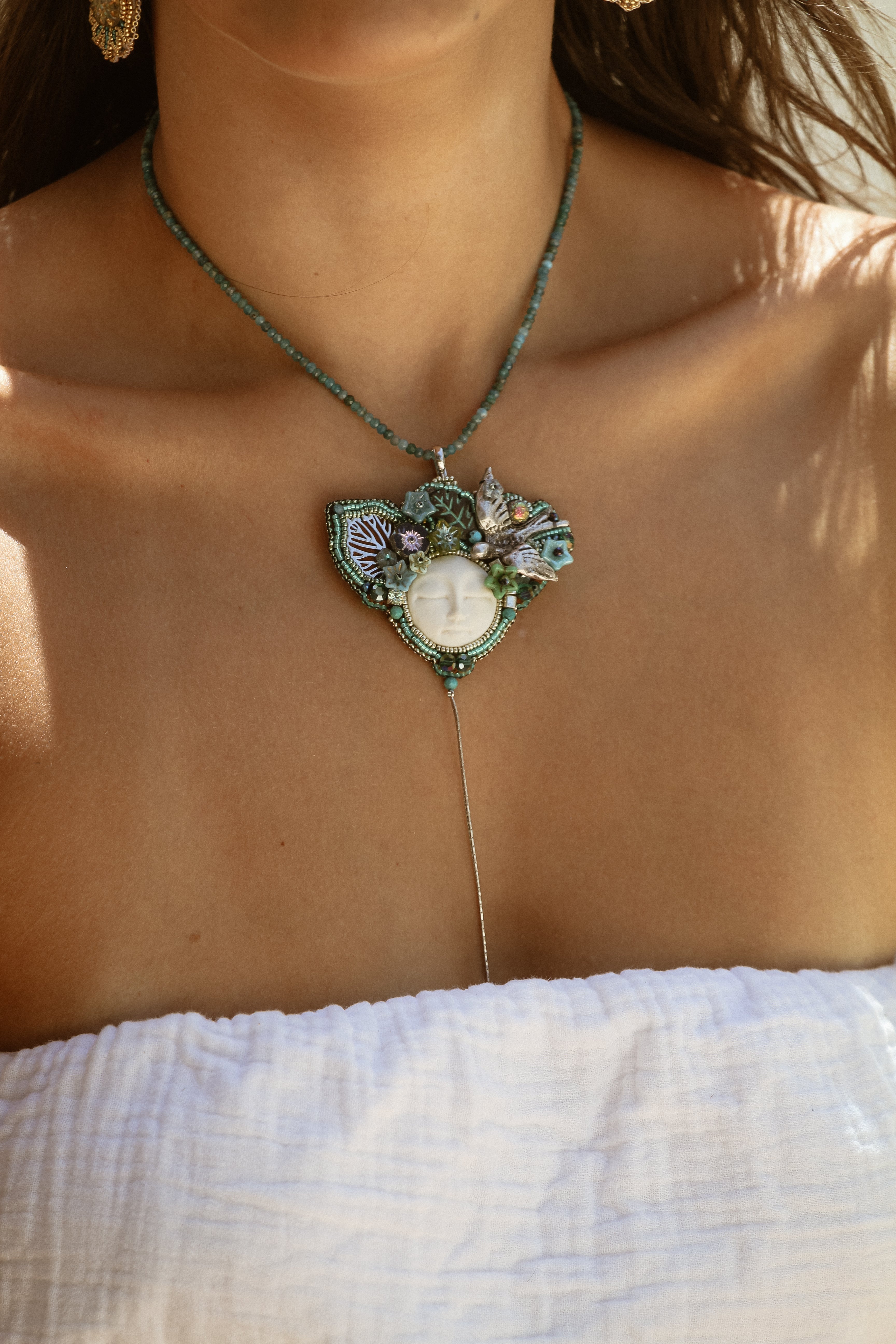 Apatite Gemstone necklace