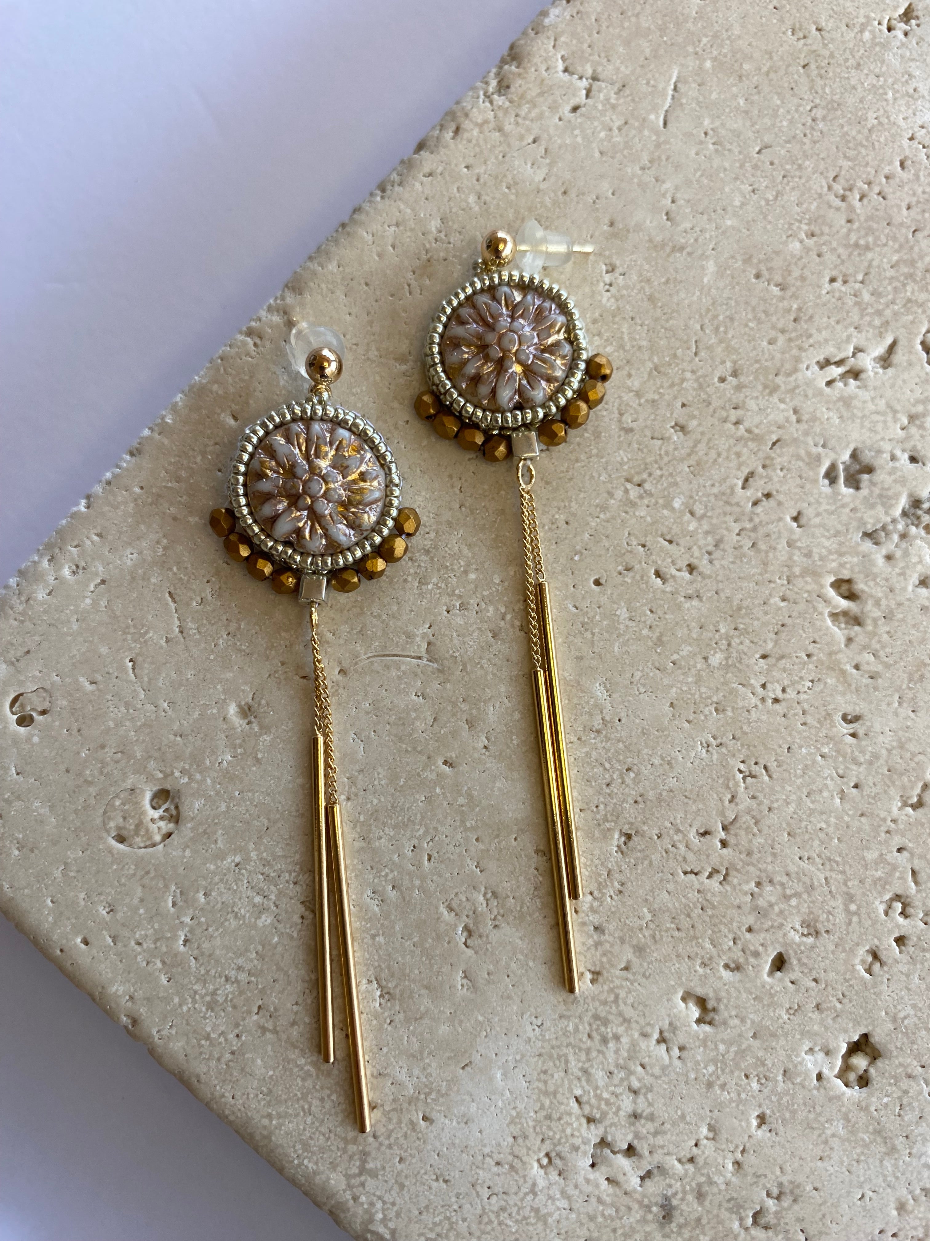 Gold Goddess Earrings