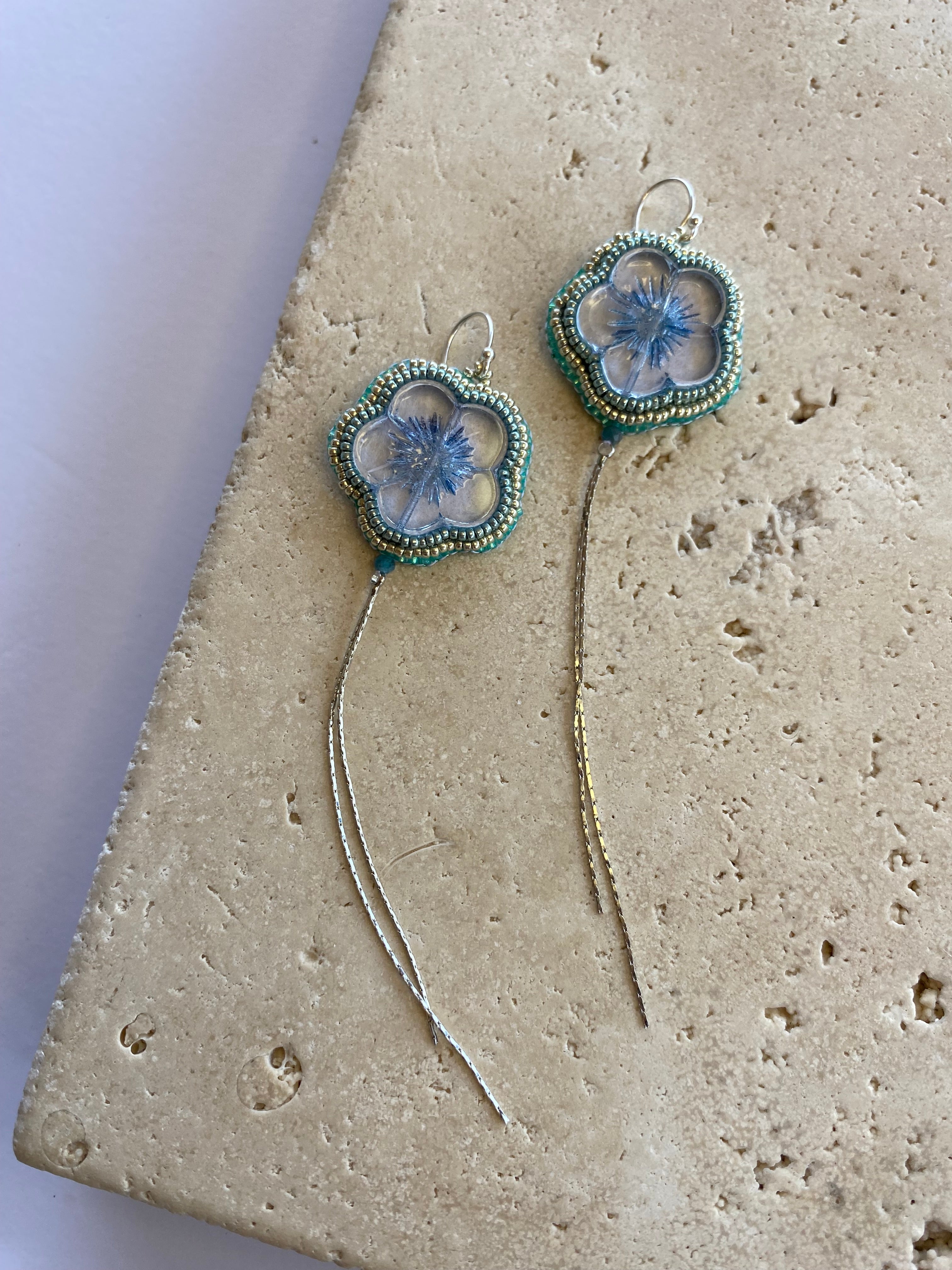 Ice Flower earrings