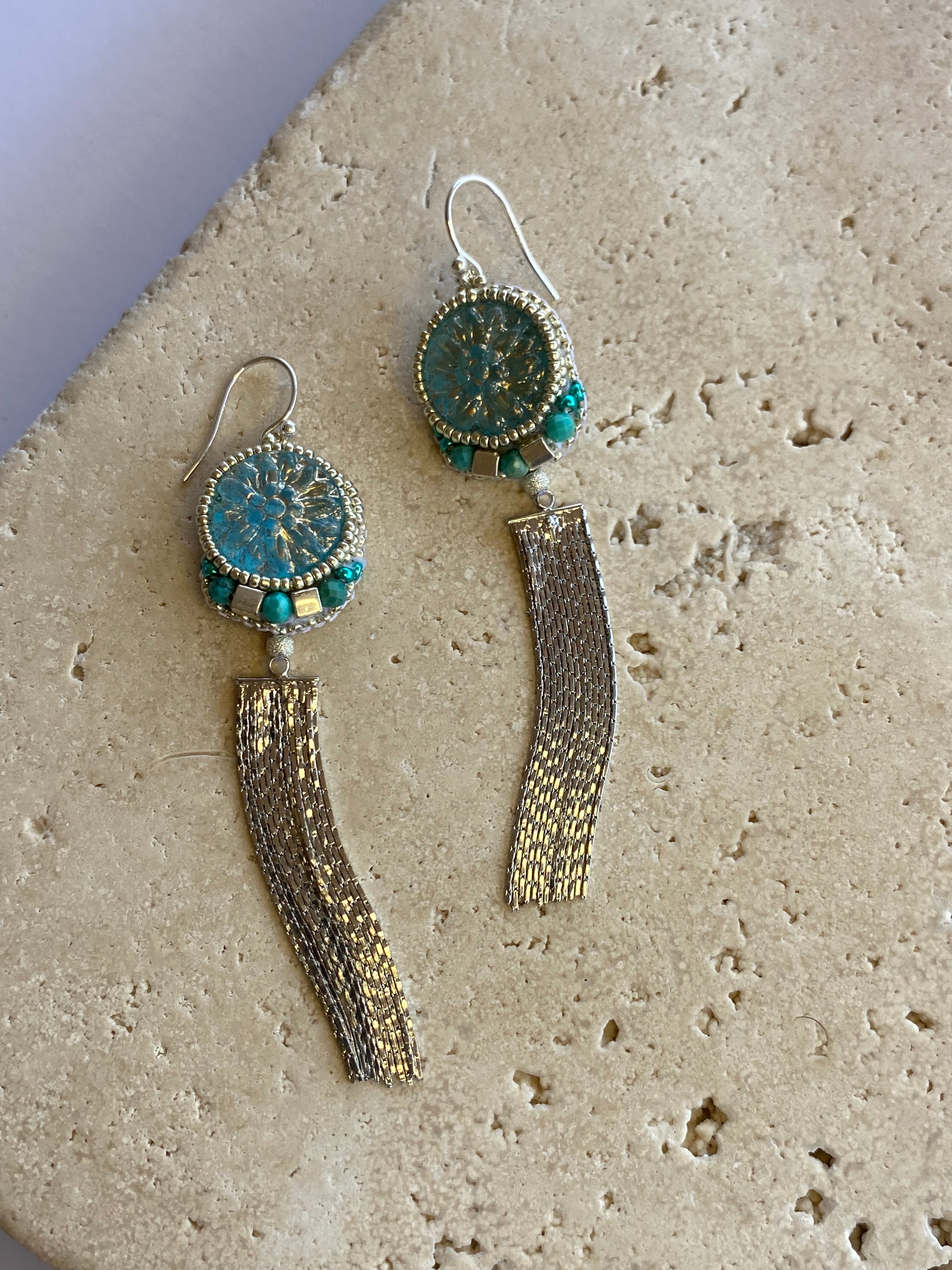 Silver Goddess Earrings